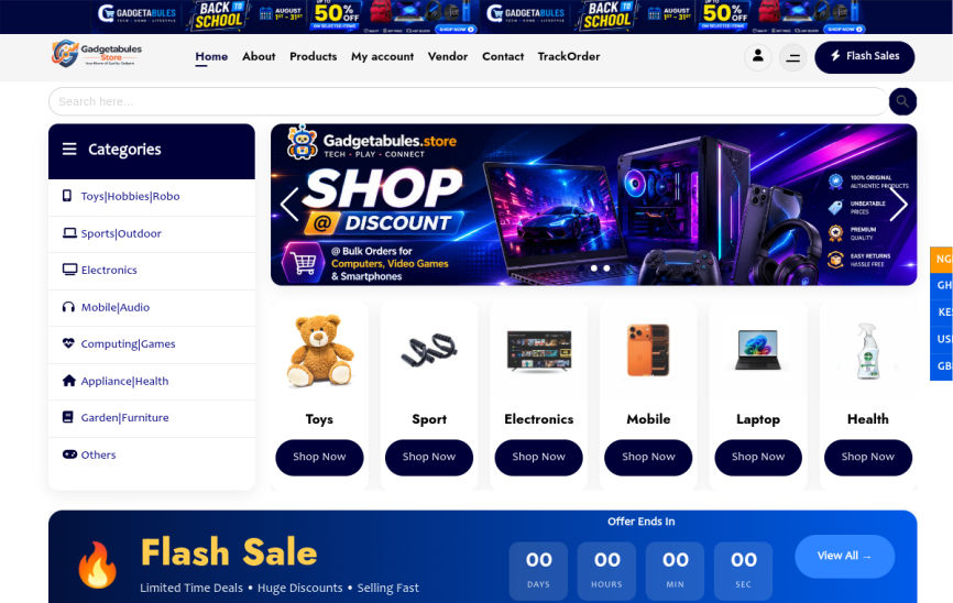 Desktop preview of gadgetabules.store