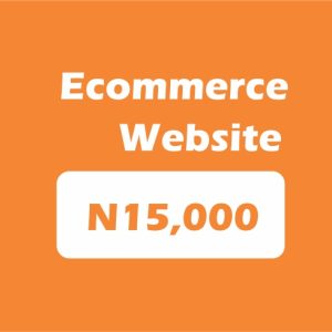 Ecommerce Website(Part Payment) - N15,000