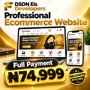 Ecommerce Website(Full Payment)